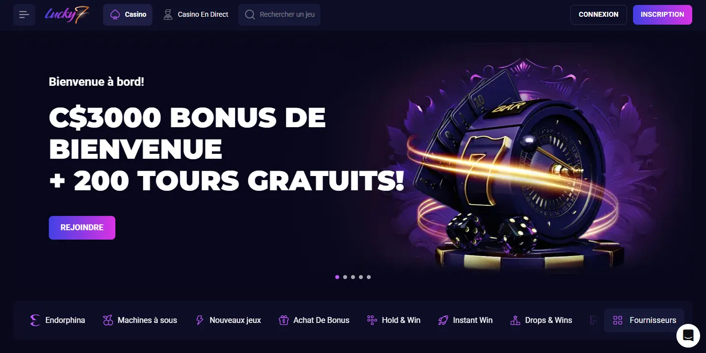 Paiements dans un casino Canada en ligne